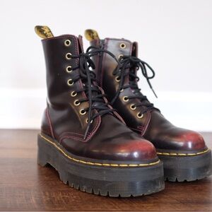 Dr. Martens Jadon Acadia Leather Platform Boots
